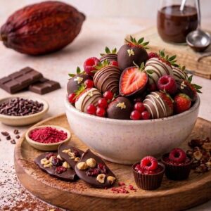 FRESAS CON CHOCOLATE